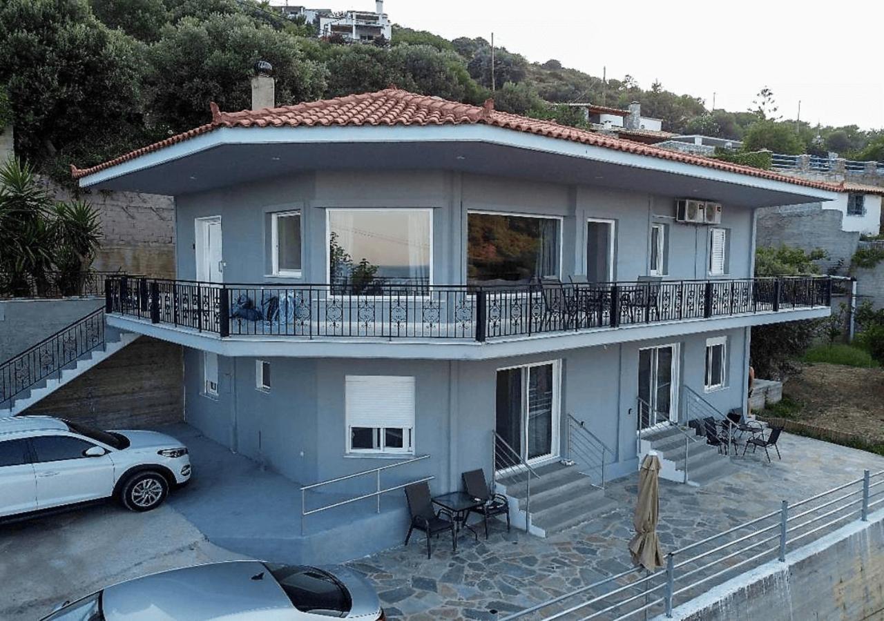 Aegean Beachfront Petriai Exterior photo