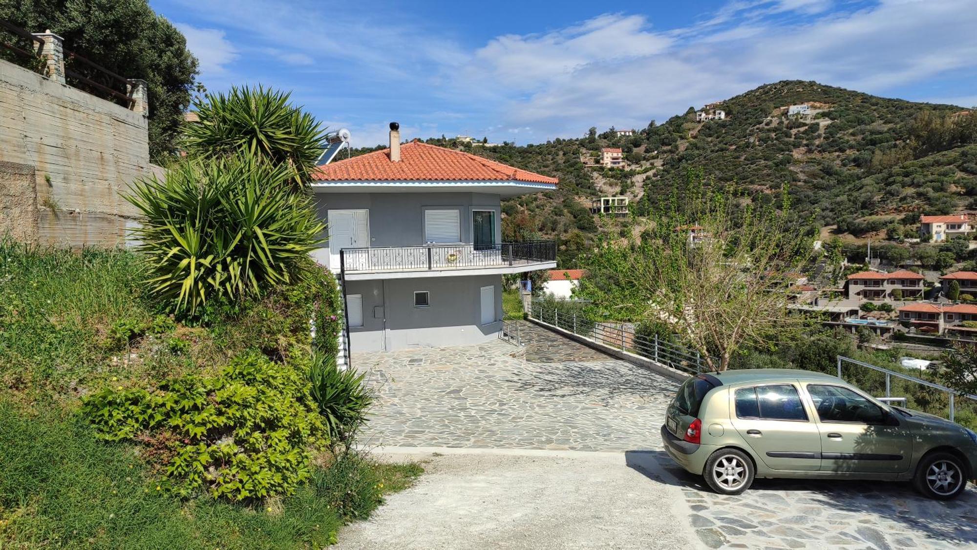 Aegean Beachfront Petriai Exterior photo
