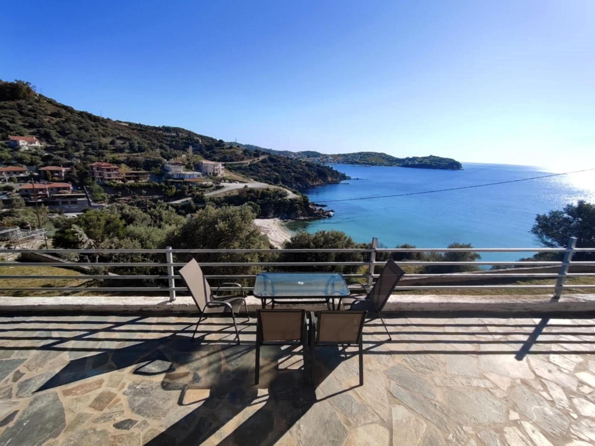 Aegean Beachfront Petriai Exterior photo